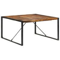 Thumbnail for Esstisch 140x140x75 cm Massivholz mit Palisander-Finish