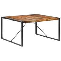 Thumbnail for Esstisch 140x140x75 cm Massivholz mit Palisander-Finish