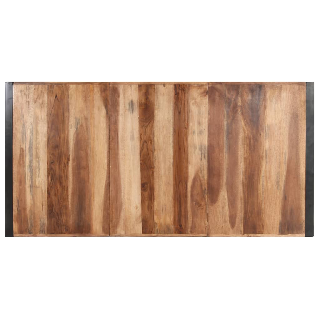 Couchtisch 180x90x40 cm Massivholz mit Palisander-Finish