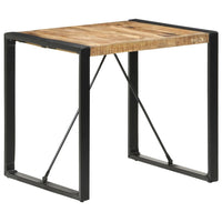 Thumbnail for Esstisch 80x80x75 cm Raues Mangoholz