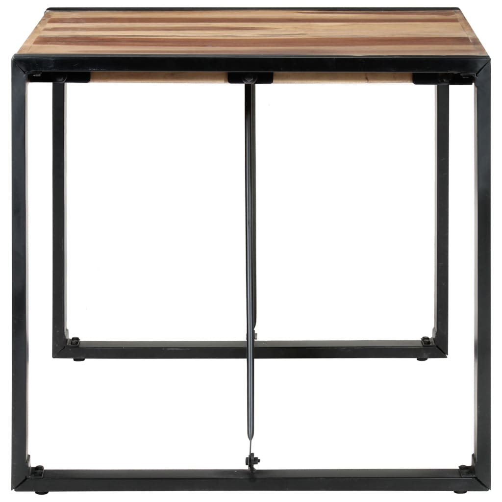 Esstisch 80x80x75 cm Massivholz mit Palisander-Finish