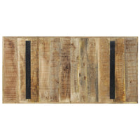 Thumbnail for Esstisch 140x70x76 cm Raues Mangoholz