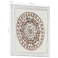 Thumbnail for Handgeschnitzte Wandpaneele 2 Stk. MDF 40x40x1,5cm