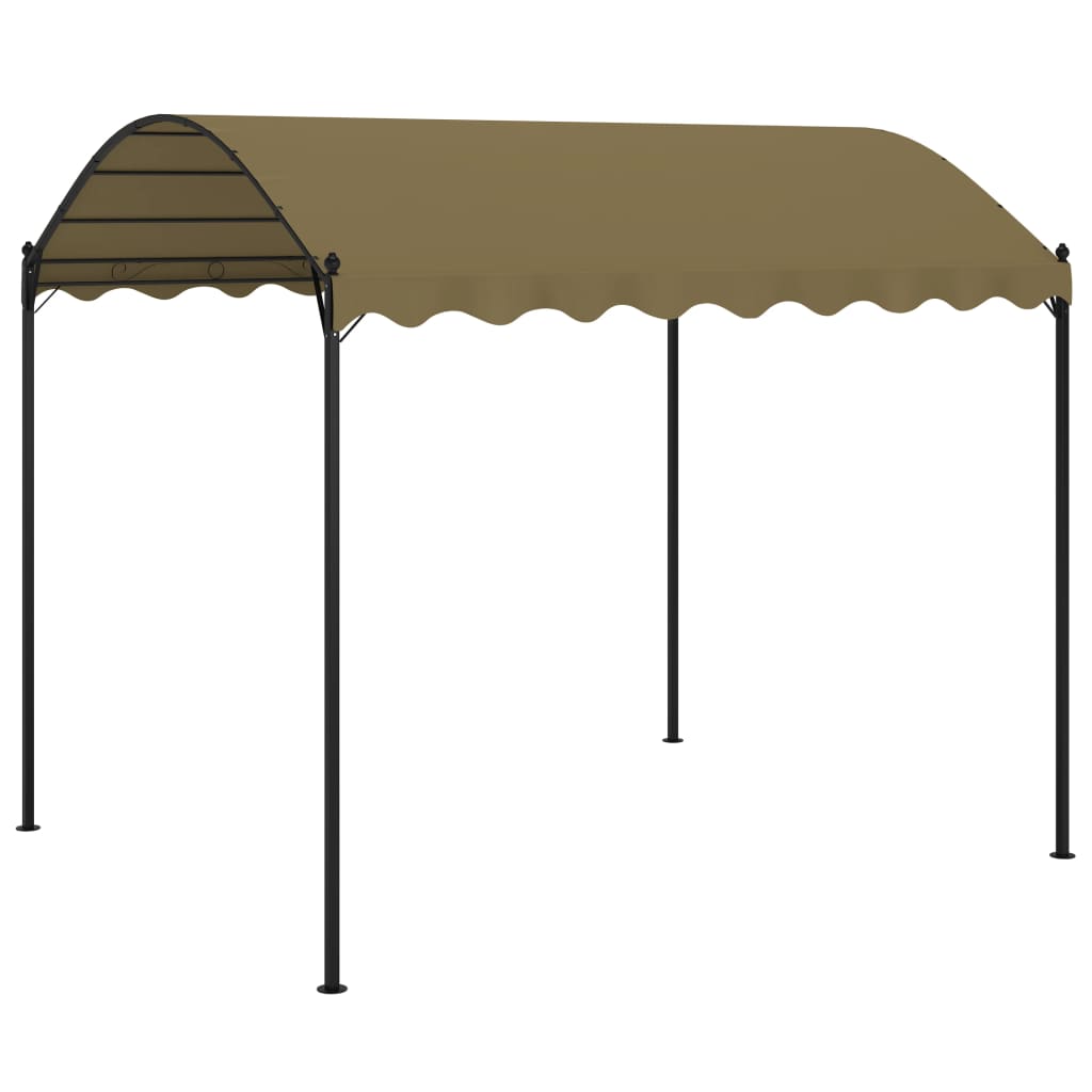 Pavillon 4x3x2,6 m Taupe 180 g/m²