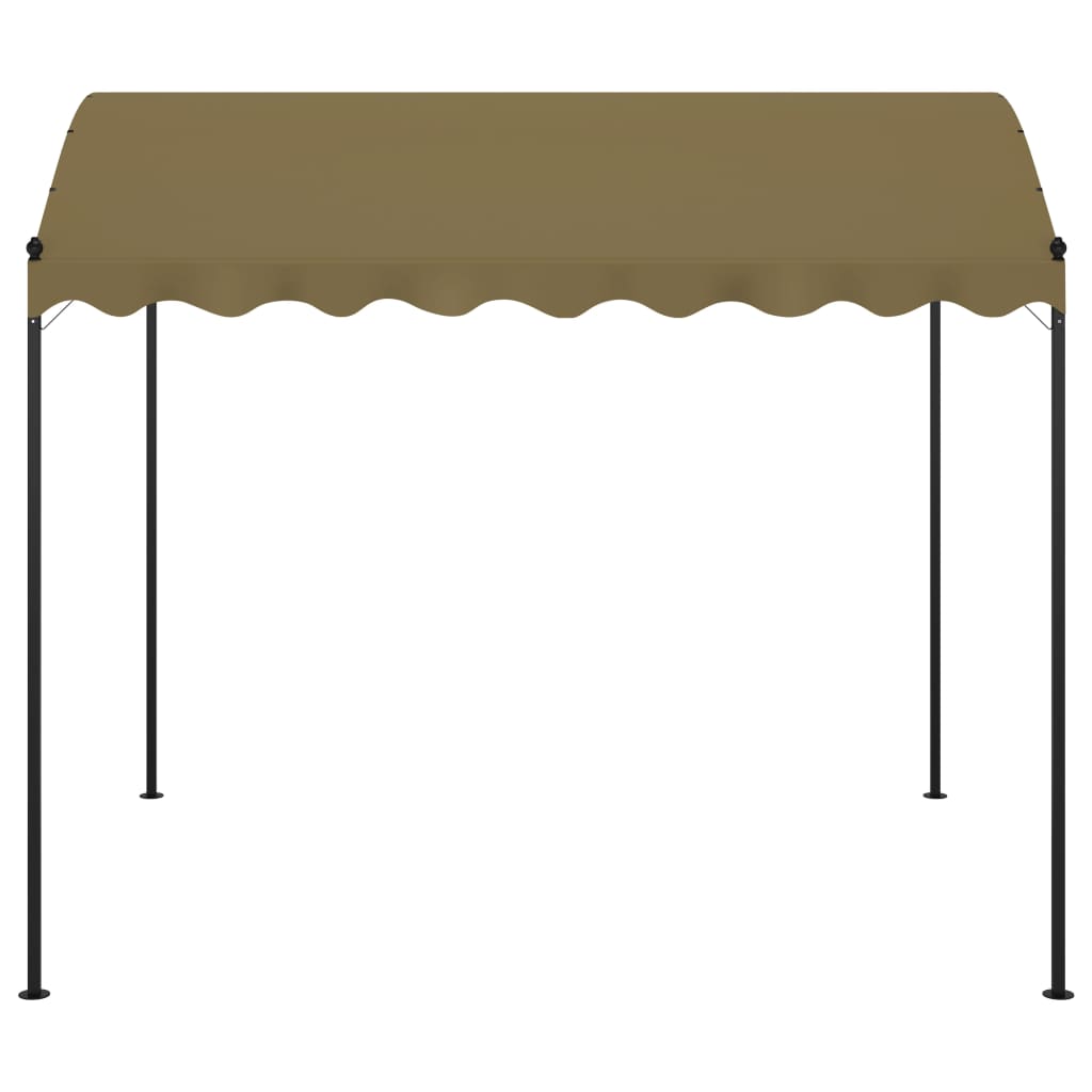 Pavillon 4x3x2,6 m Taupe 180 g/m²