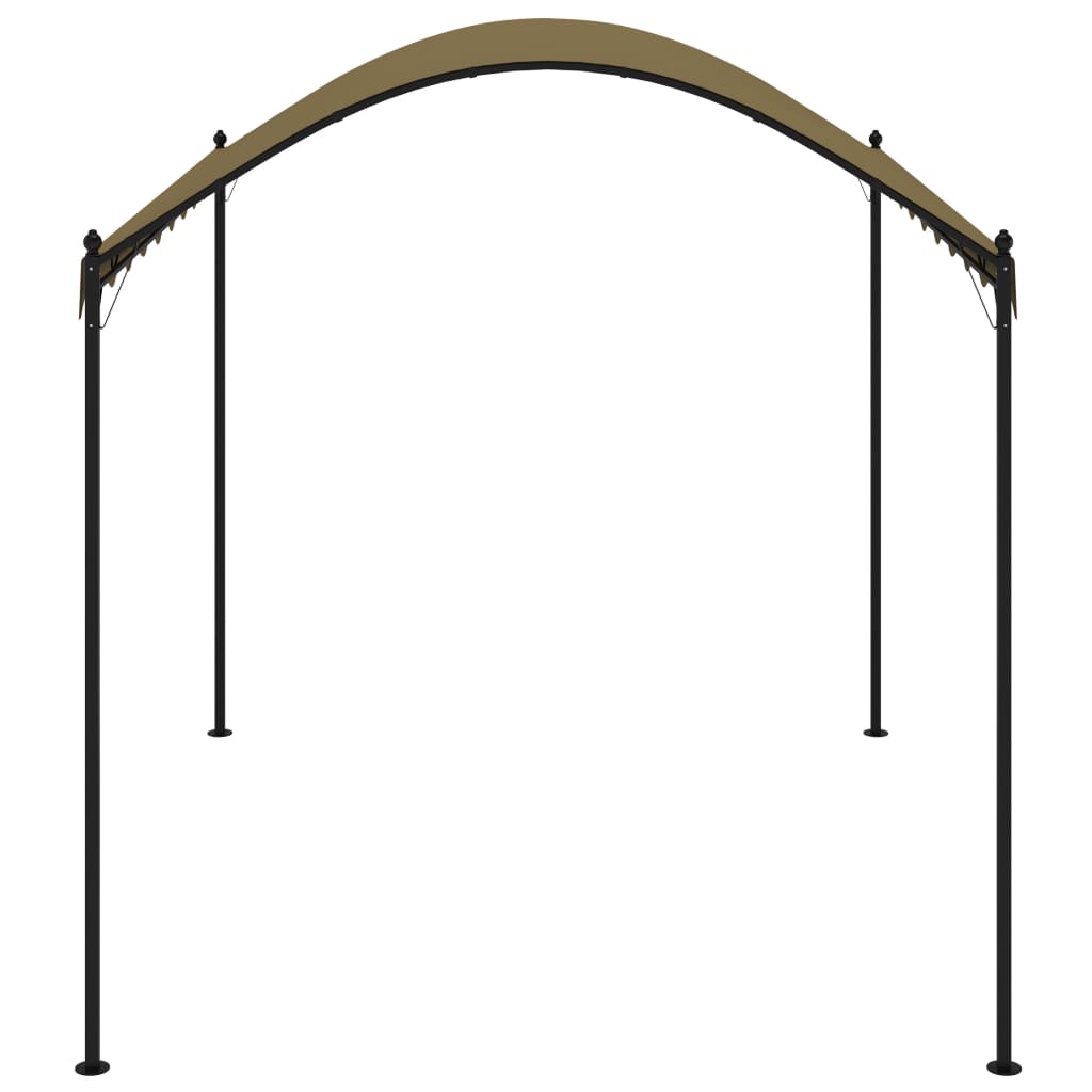 Pavillon 4x3x2,6 m Taupe 180 g/m²