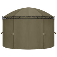 Thumbnail for Pavillon mit Vorhängen 520x349x255 cm Taupe 180 g/m²