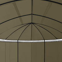 Thumbnail for Pavillon mit Vorhängen 520x349x255 cm Taupe 180 g/m²