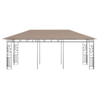 Thumbnail for Pavillon mit Moskitonetz 6x3x2,73 m Taupe 180 g/m²