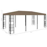 Thumbnail for Pavillon 6x3 m Taupe