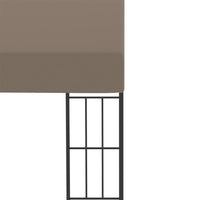 Thumbnail for Wand-Pavillon 4x3 m Taupe Stoff