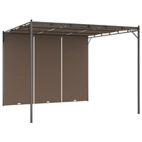 Thumbnail for Gartenpavillon mit Seitenvorhang 3x3x2,25 m Taupe