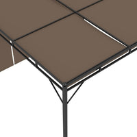 Thumbnail for Gartenpavillon mit Seitenvorhang 3x3x2,25 m Taupe