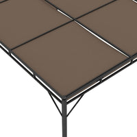 Thumbnail for Gartenpavillon mit Seitenvorhang 4x3x2,25 m Taupe