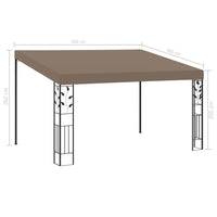 Thumbnail for Wand-Pavillon 4x3x2,5 m Taupe