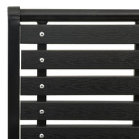 Thumbnail for Gartenstühle 2 Stk. Stahl und WPC Schwarz