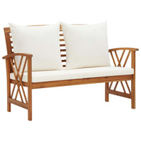 Thumbnail for 2-tlg. Garten-Lounge-Set mit Auflagen Massivholz Akazie