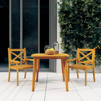 Thumbnail for Gartentisch 85x85x75 cm Massivholz Akazie