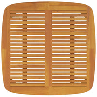 Thumbnail for Gartentisch 110x110x75 cm Massivholz Akazie
