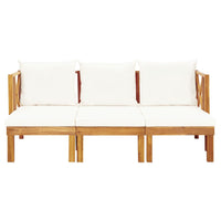 Thumbnail for 3-Sitzer-Gartenbank mit Kissen 179 cm Massivholz Akazie