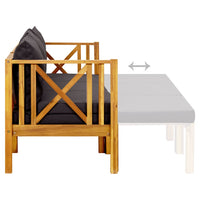 Thumbnail for 3-Sitzer-Gartenbank mit Kissen 179 cm Massivholz Akazie