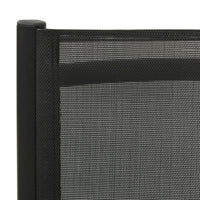 Thumbnail for Klappbare Gartenstühle 2 Stk. Textilene und Aluminium Schwarz