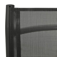 Thumbnail for Garten-Liegestühle 2 Stk. Textilene und Aluminium Schwarz