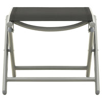 Thumbnail for 3-tlg. Garten-Lounge-Set Textilene und Aluminium Silbern