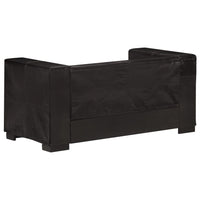 Thumbnail for 2-Sitzer-Sofa Schwarz Echtleder