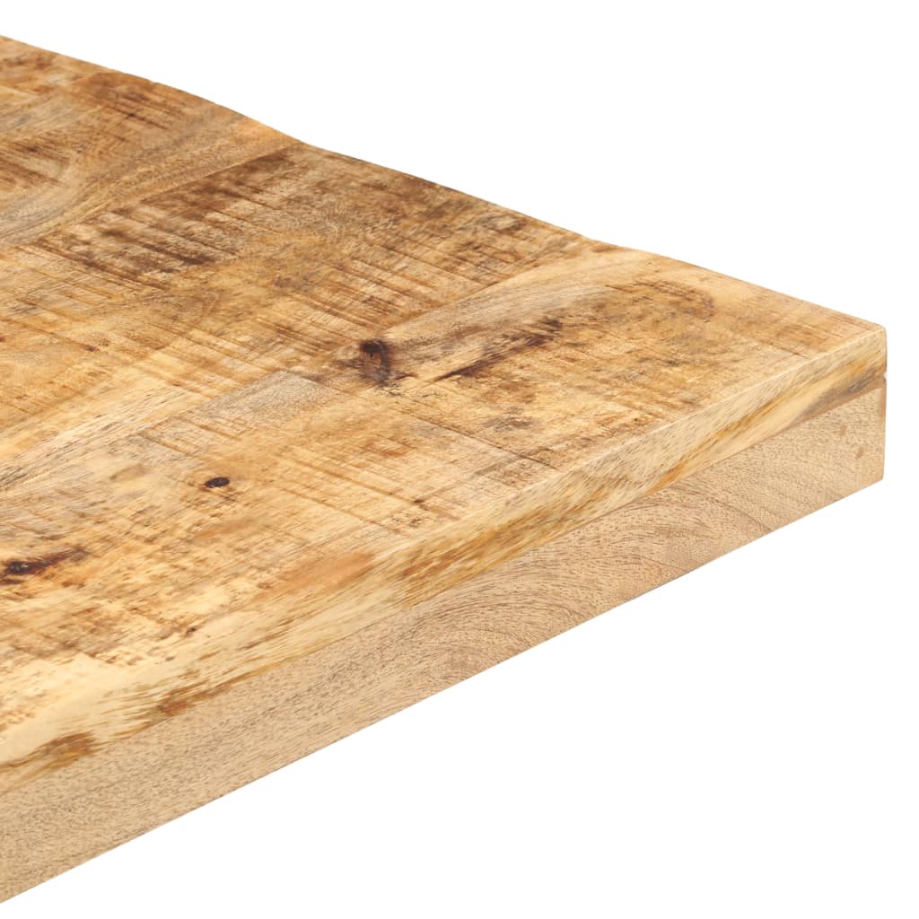 Bartisch Quadratisch 60x60x110 cm Raues Mangoholz