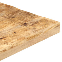 Thumbnail for Bartisch Quadratisch 60x60x110 cm Raues Mangoholz