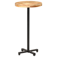 Thumbnail for Bartisch Rund Ø60x110 cm Raues Mangoholz