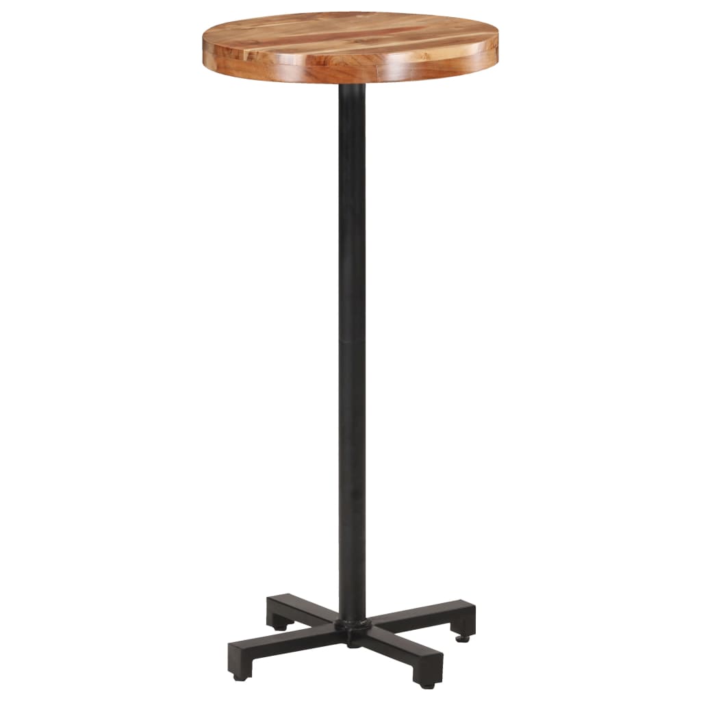 Bartisch Rund Ø50x110 cm Akazie Massivholz