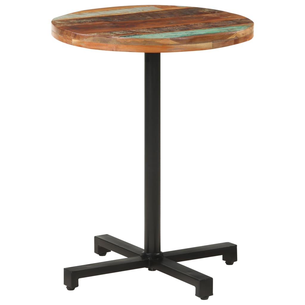 Bistrotisch Rund Ø60x75 cm Altholz Massiv