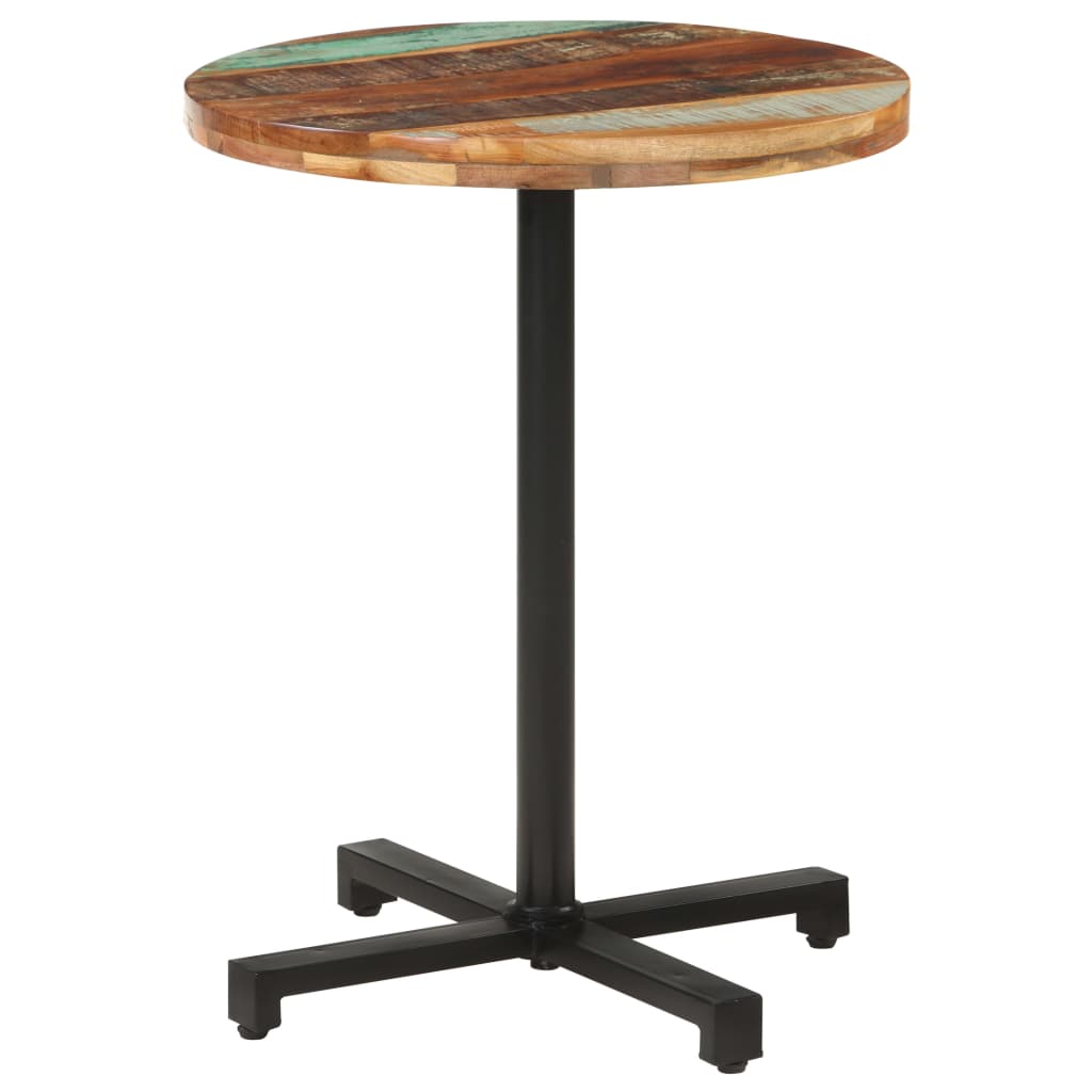 Bistrotisch Rund Ø60x75 cm Altholz Massiv