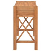 Thumbnail for Schreibtisch mit 2 Schubladen 100x40x75 cm Recyceltes Teak