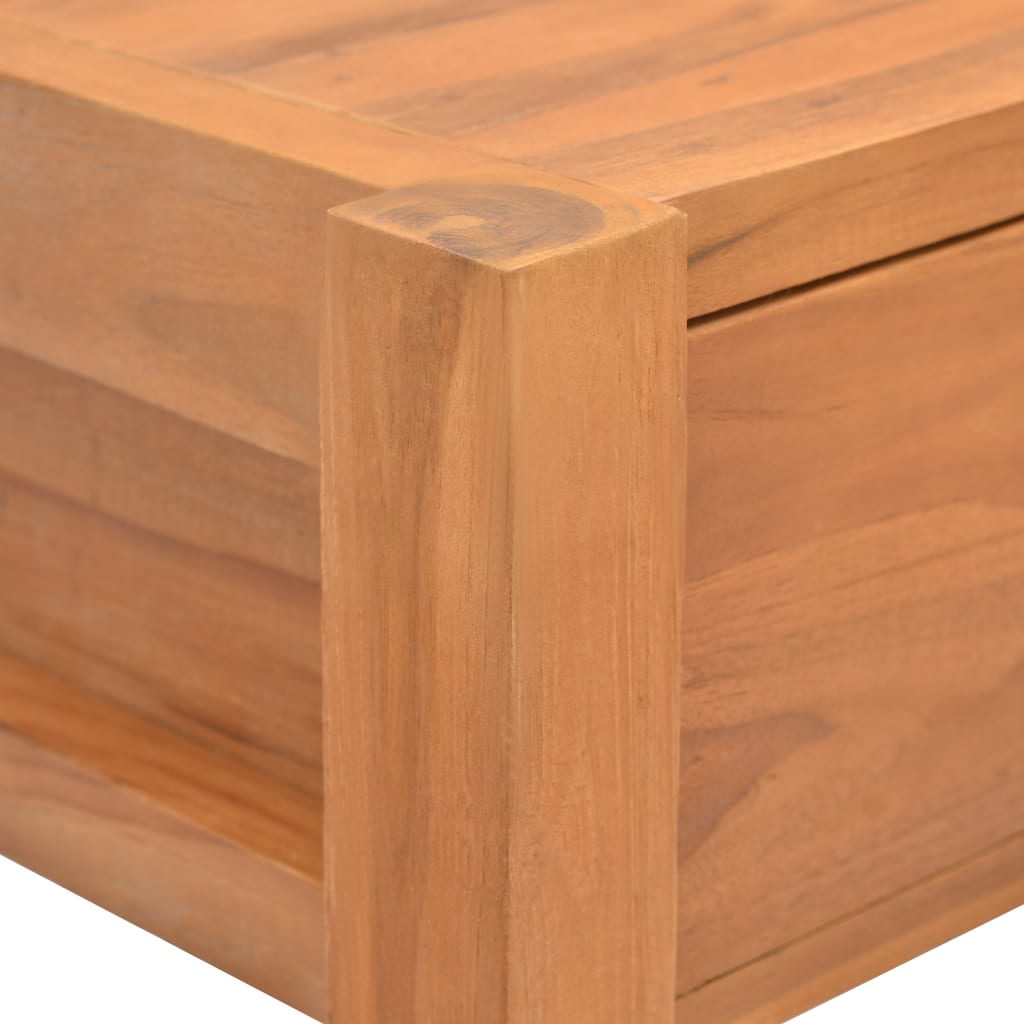 Schreibtisch mit 2 Schubladen 100x40x75 cm Recyceltes Teak