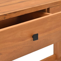 Thumbnail for Schreibtisch mit 2 Schubladen 100x40x75 cm Recyceltes Teak