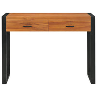 Thumbnail for Schreibtisch mit 2 Schubladen 100x40x75 cm Recyceltes Teak
