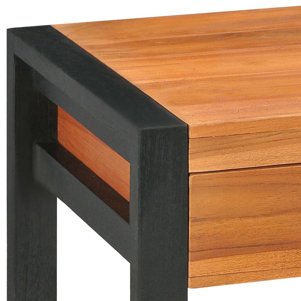 Schreibtisch mit 2 Schubladen 100x40x75 cm Recyceltes Teak