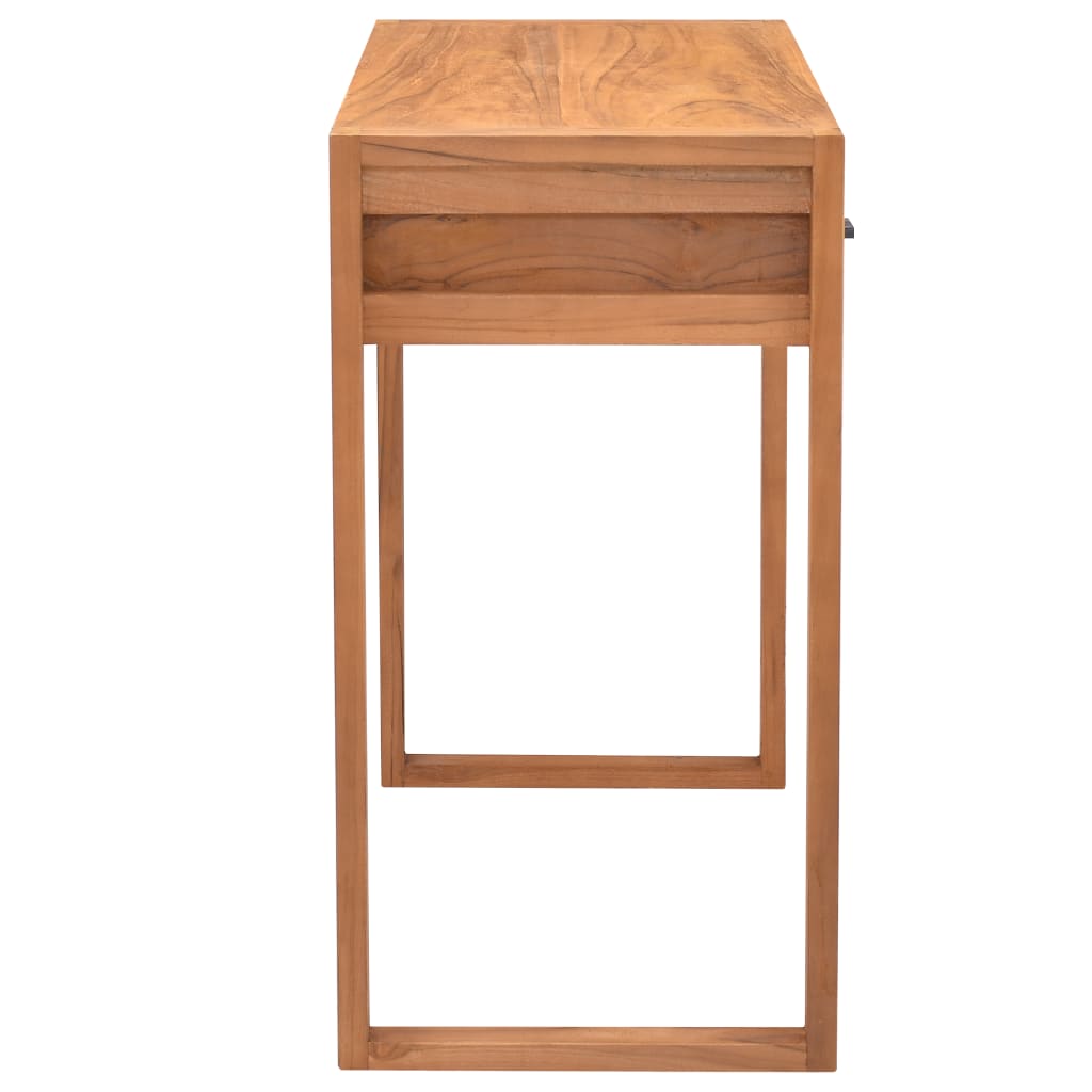 Schreibtisch mit 2 Schubladen 100x40x75 cm Recyceltes Teak