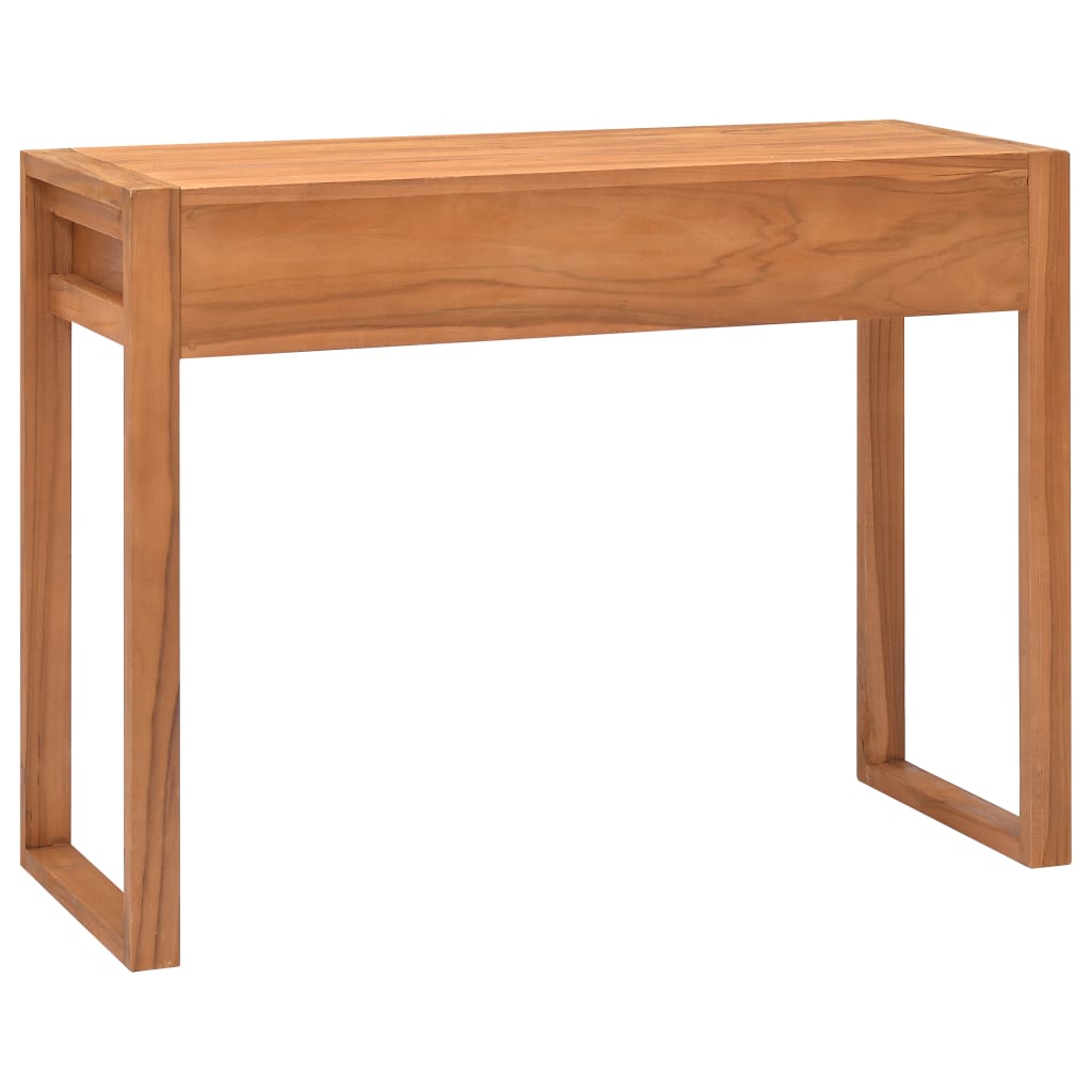 Schreibtisch mit 2 Schubladen 100x40x75 cm Recyceltes Teak