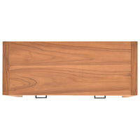 Thumbnail for Schreibtisch mit 2 Schubladen 100x40x75 cm Recyceltes Teak
