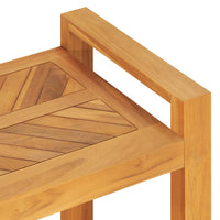 Thumbnail for Sitzbank 120 cm Massivholz Teak