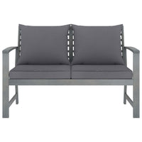 Thumbnail for 4-tlg. Garten-Lounge-Set mit Auflagen Massivholz Akazie