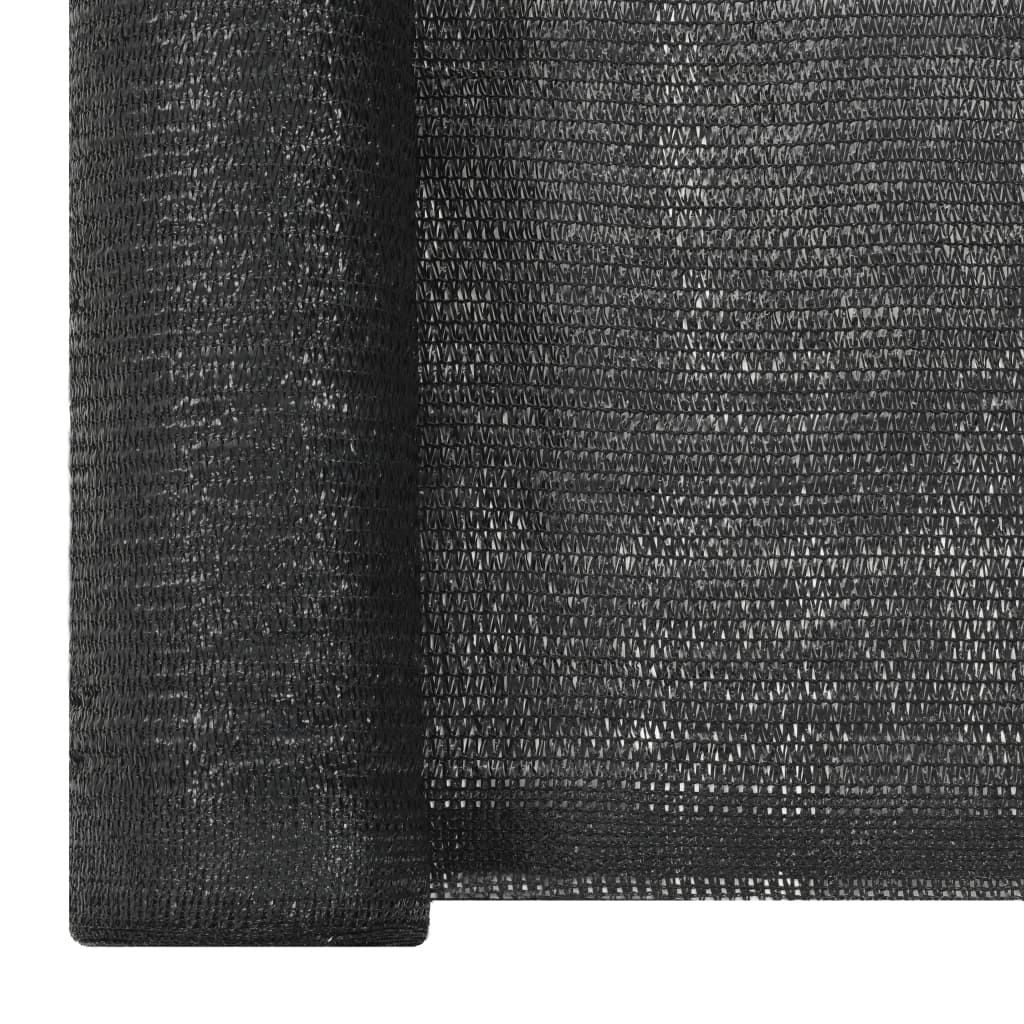 Sichtschutznetz HDPE 2x50 m Schwarz 150 g/m²