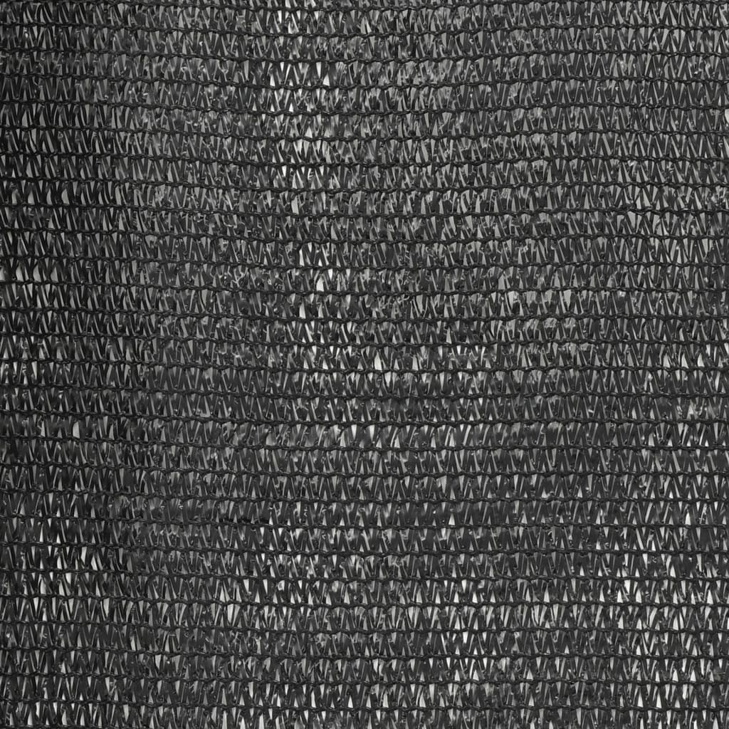 Sichtschutznetz HDPE 2x50 m Schwarz 150 g/m²