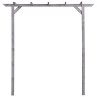 Thumbnail for Garten-Pergola Grau 200x40x205 cm Imprägniertes Kiefernholz