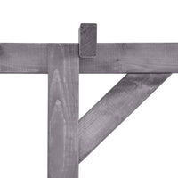 Thumbnail for Garten-Pergola Grau 200x40x205 cm Imprägniertes Kiefernholz