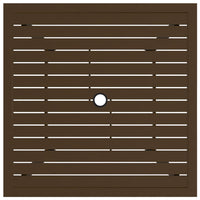 Thumbnail for Gartentisch Braun 81,5x81,5x72 cm Stahl